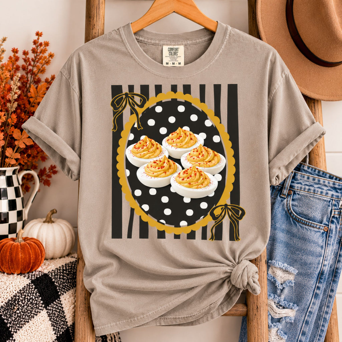 Deviled Eggs Thanksgiving Graphic Tee