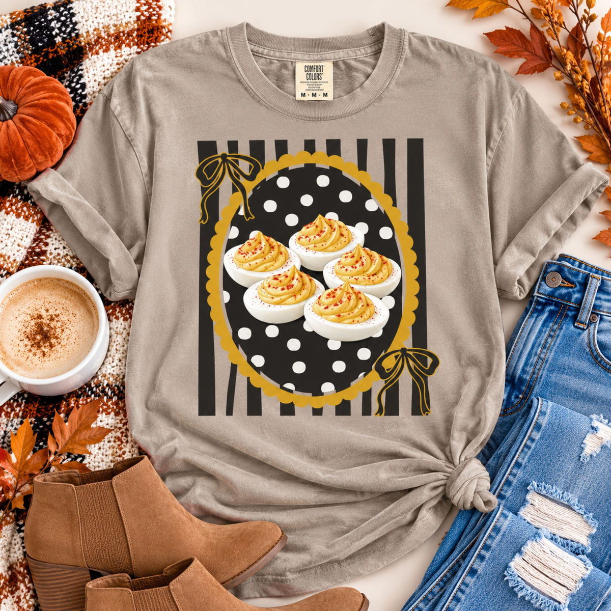 Deviled Eggs Thanksgiving Graphic Tee