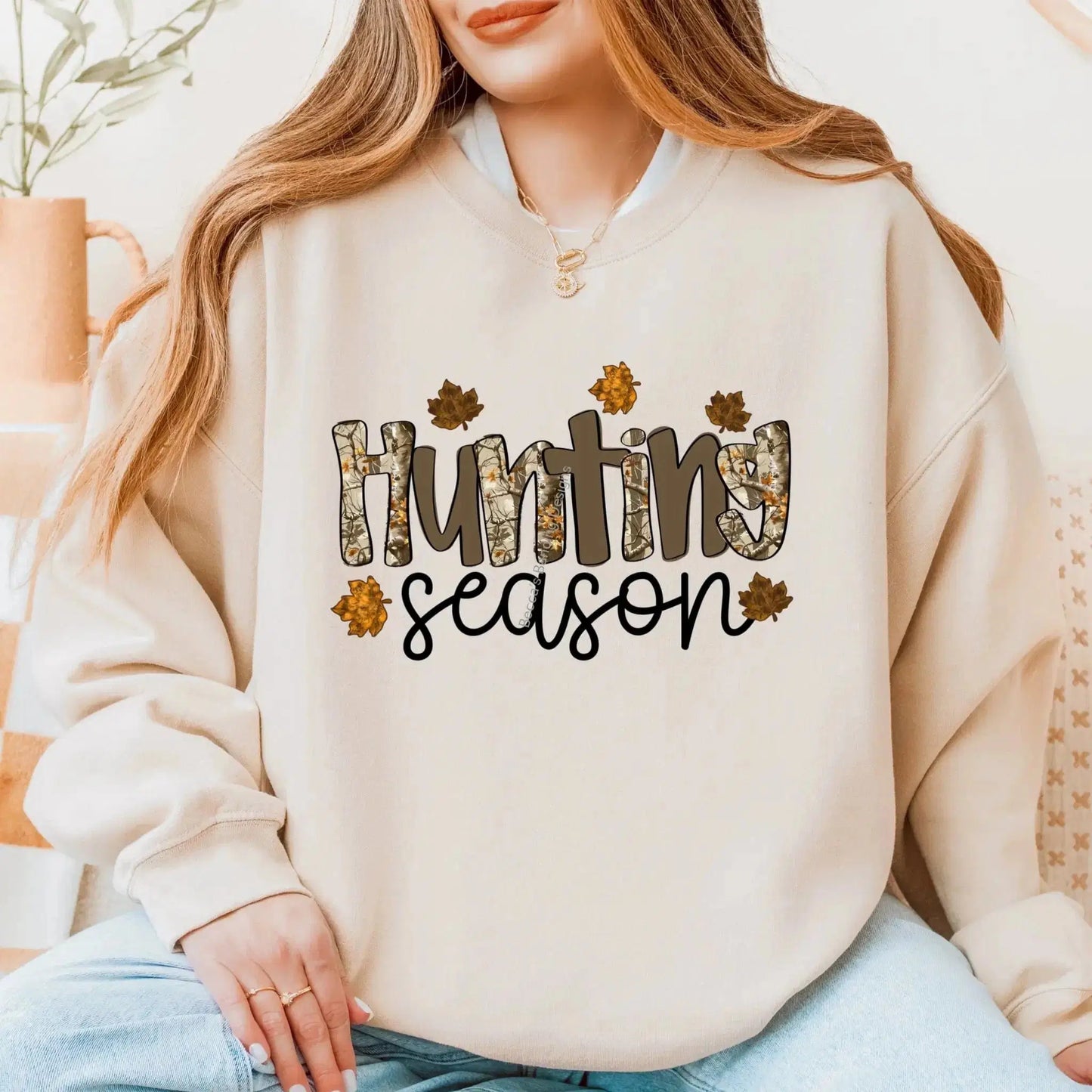 Sweatshirt Hunting Season Camo Unisex Sweatshirt