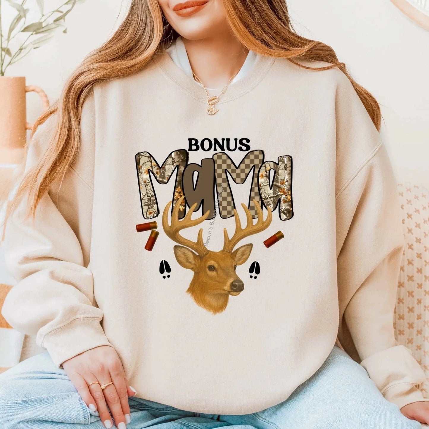 Sweatshirt Rustic Hunting Family Crewnecks