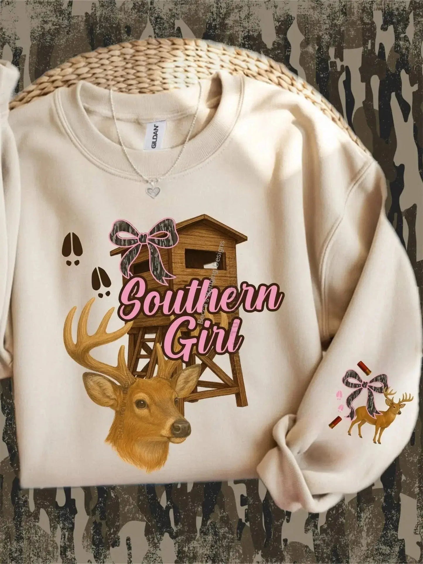 Sweatshirt Southern Girl Hunting Crewneck