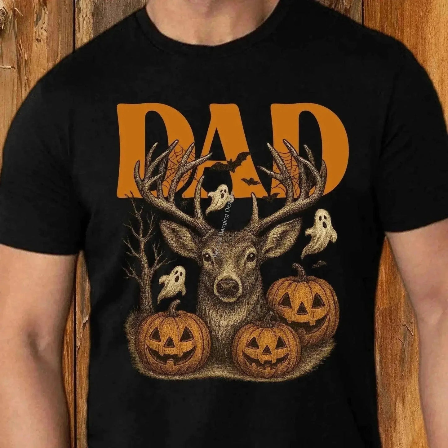 T-Shirt Deer Pumpkin Hunting T-Shirt | Fall Autumn Graphic Tee