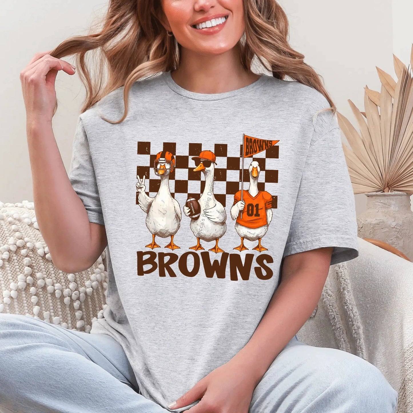 T-Shirt Funny Goose Browns T-Shirt | Game Day Tee | NFL Spirit Shirt