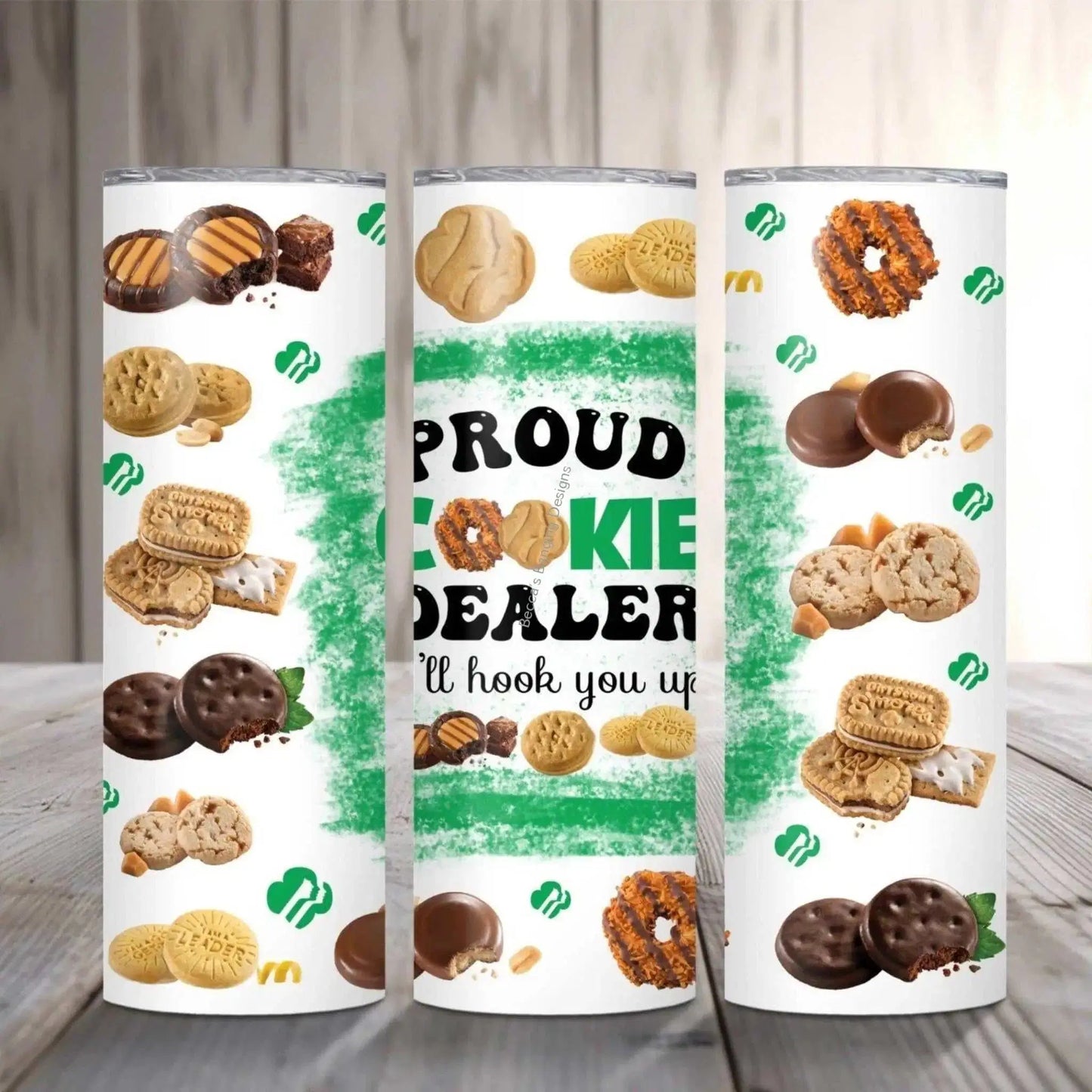 Tumbler Proud Cookie Dealer Tumbler - Fun Cup for Cookie Lovers