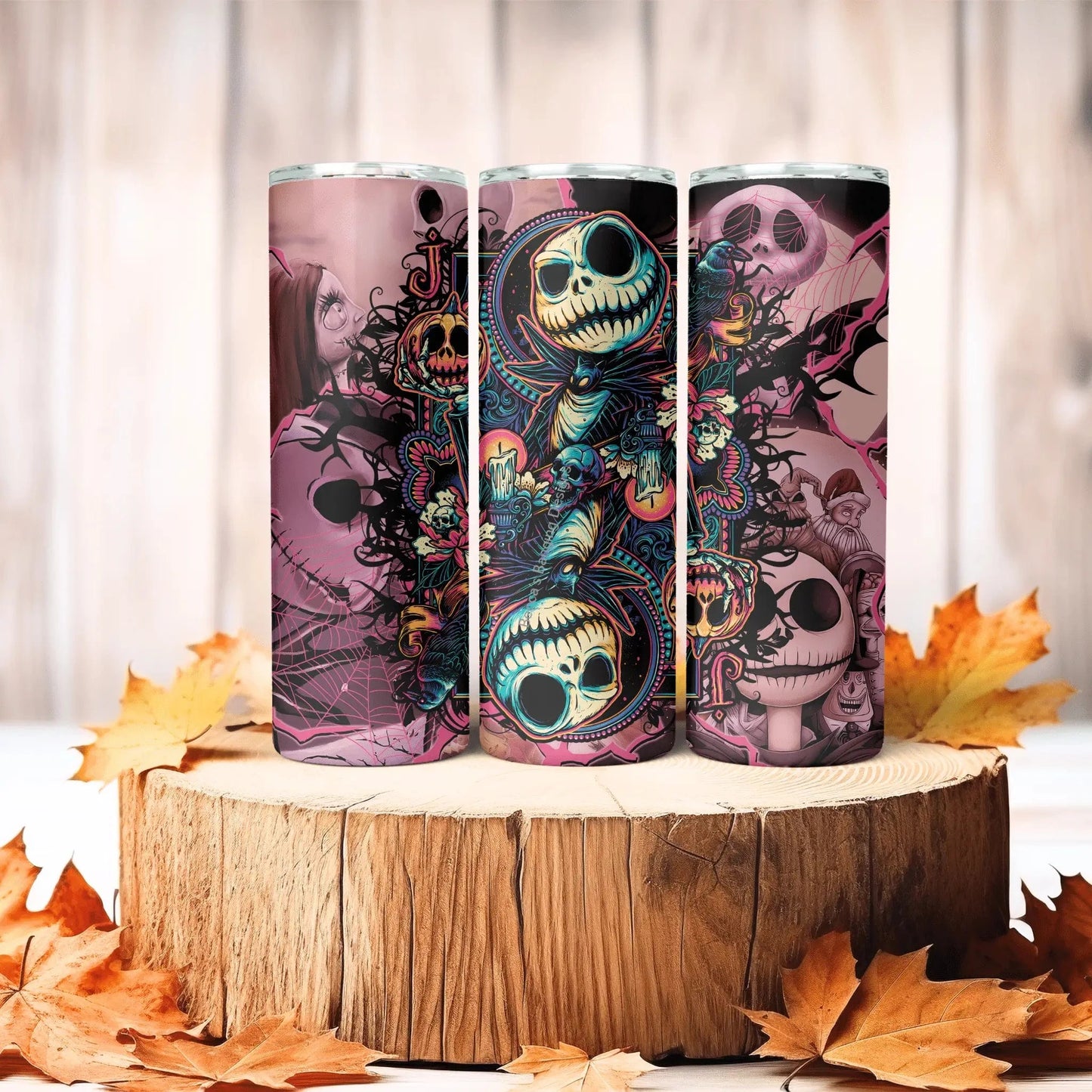 Tumbler Psychedelic Jack Tumbler | Nightmare Before Christmas Halloween Cup
