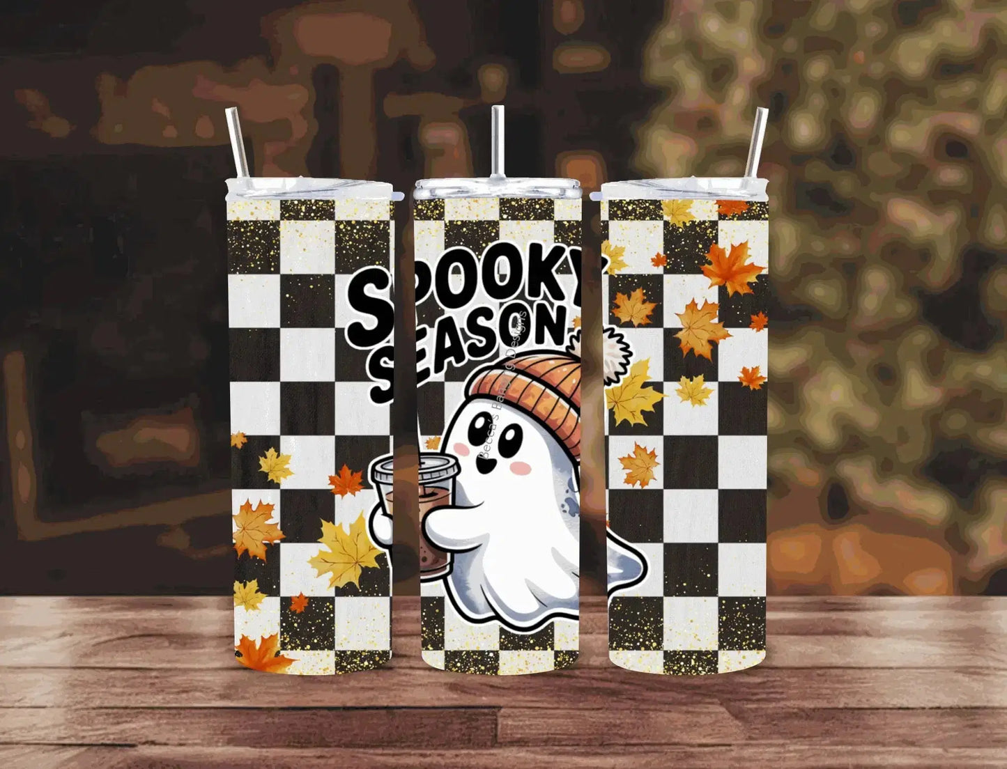 Tumbler Spooky Season Tumbler | Cute Ghost Fall Coffee Cup | 20oz Tumbler