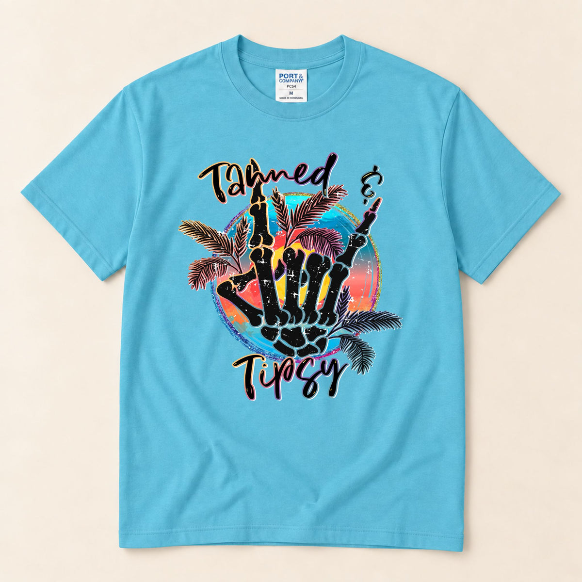 Tanned & Tipsy Tropical Graphic Tee