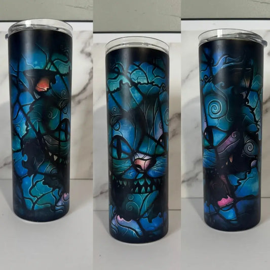 20oz Glow in the Dark Tumblers - Cheshire the Cat