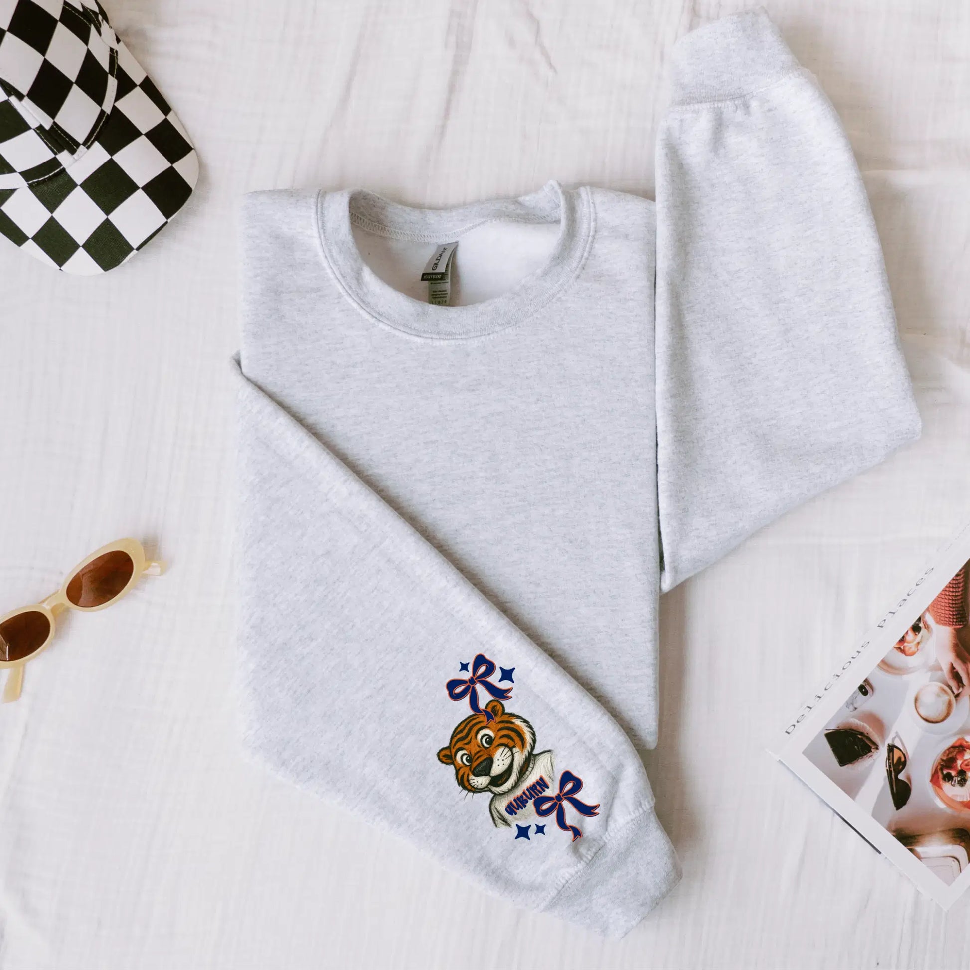 Auburn Tigers Seersucker Sweatshirt | Game Day College Pullover