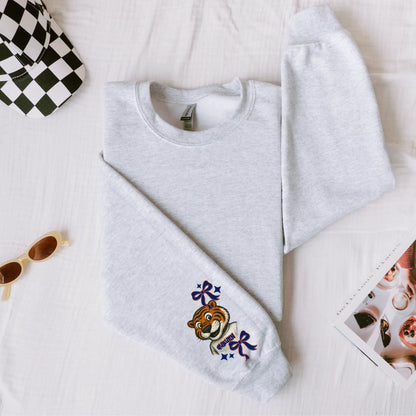 Auburn Tigers Seersucker Sweatshirt | Game Day College Pullover