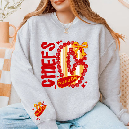 Chiefs Sweatshirt - Kansas City Football Game Day Pullover for Women