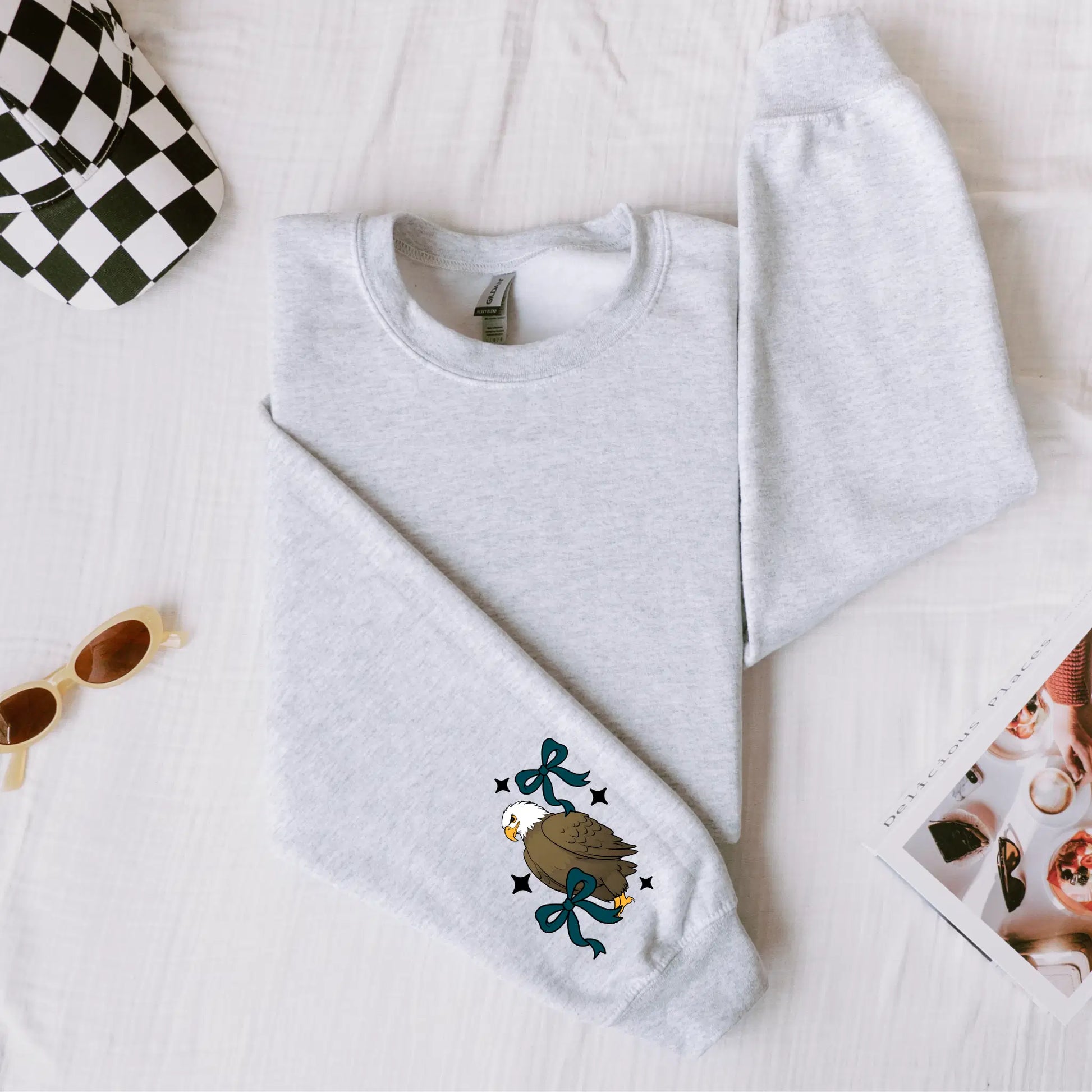 Eagles Seersucker Sweatshirt: Football Sunday Game Day Pullover for Philadelphia Eagles Fans