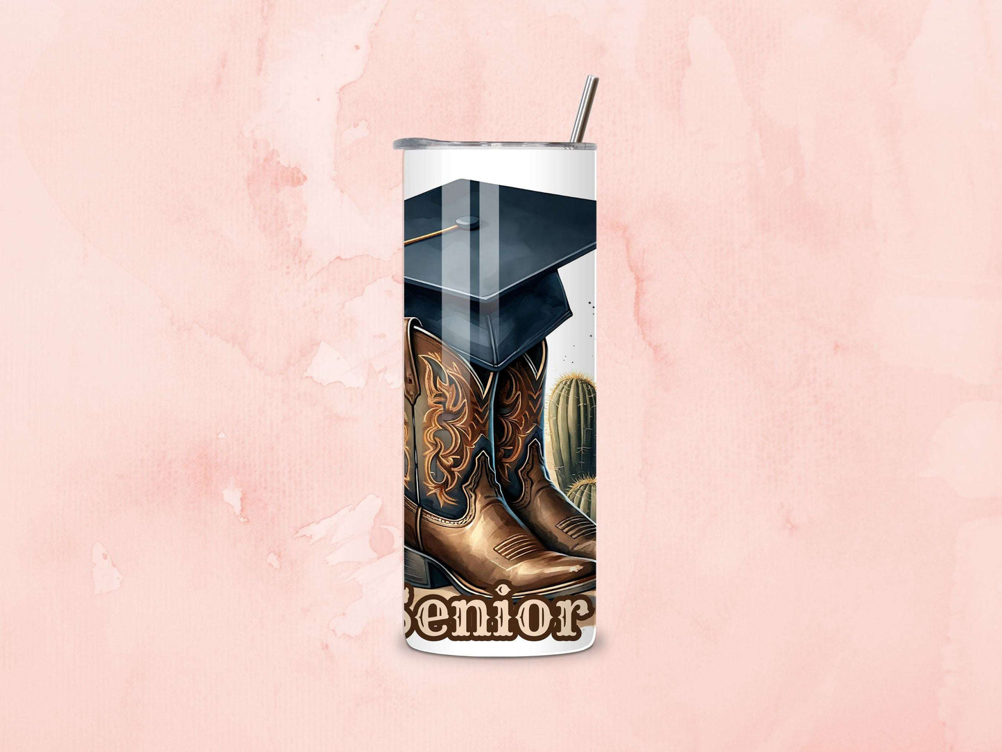 Senior 2026 Western Graduation 20oz Tumbler
