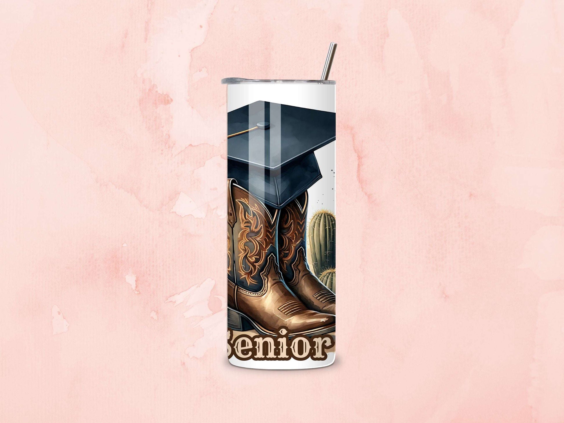Senior 2026 Western Graduation 20oz Tumbler