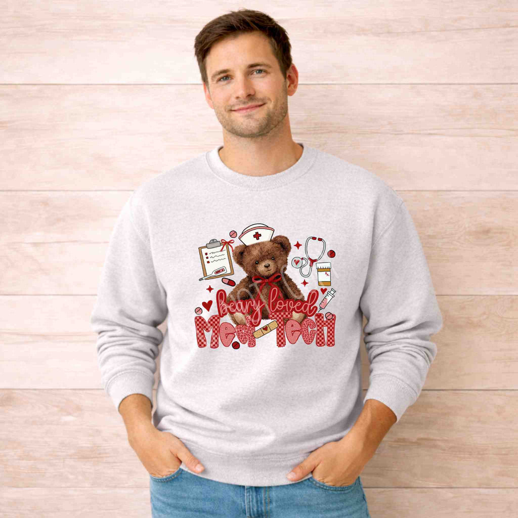 Beary Loved Med Tech Sweatshirt