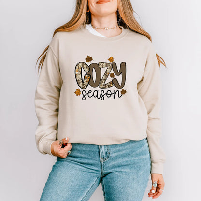 Cozy Season Camo Sweatshirt