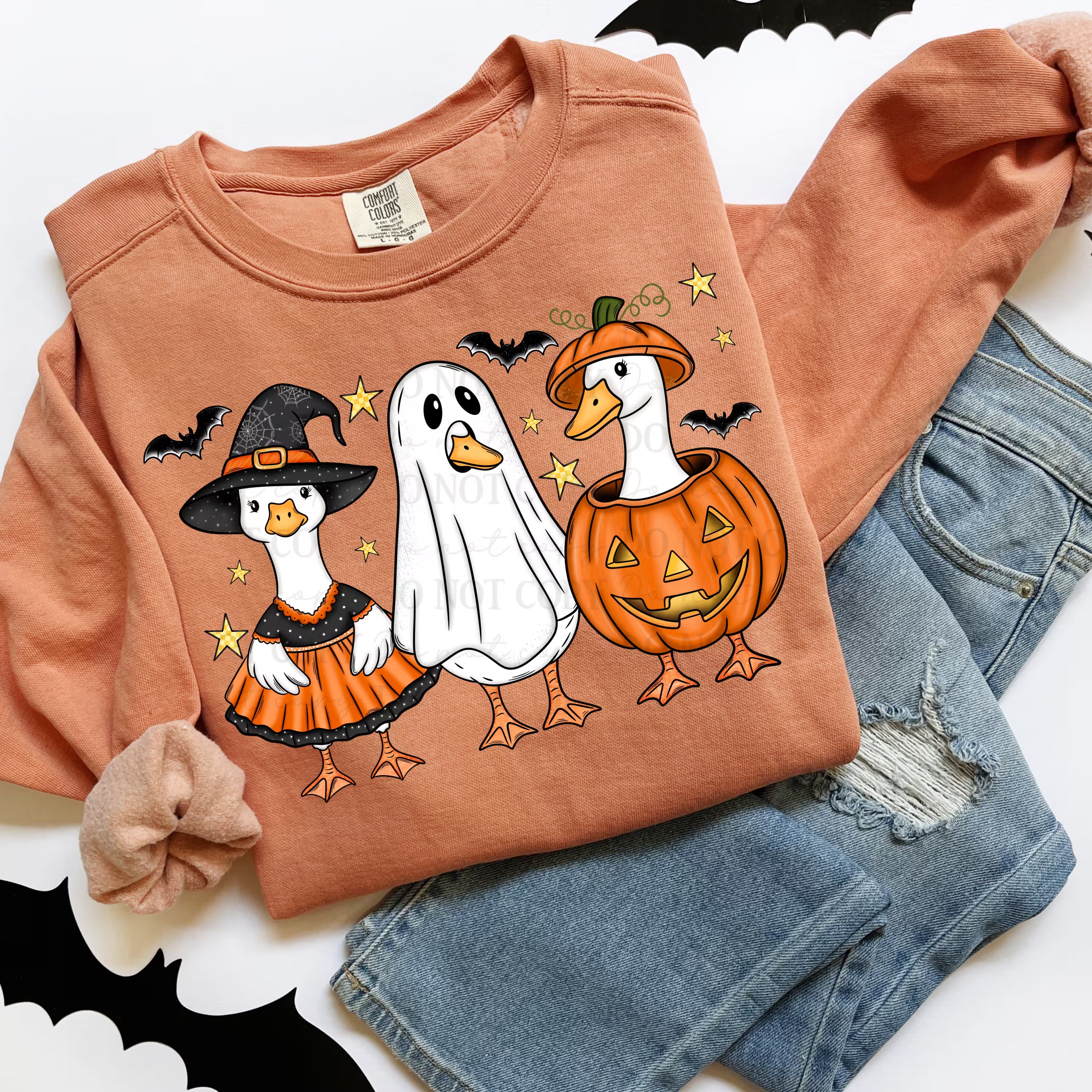Halloween Farm Goose Sweatshirt