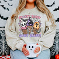 Spooky Scary Sweet Shoppe Halloween Ice Cream Sweatshirt