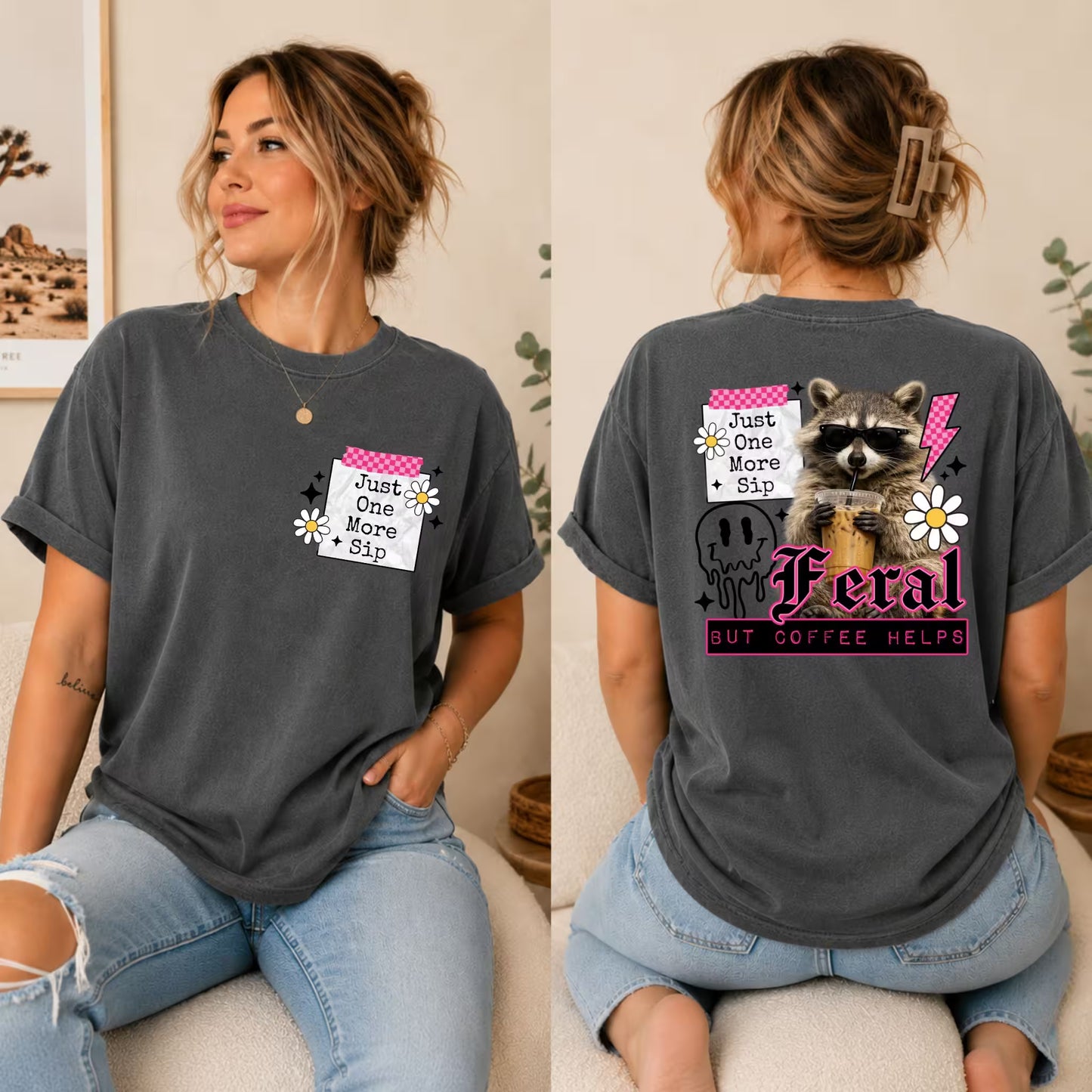 Unhinged But Coffee Helps Shirt