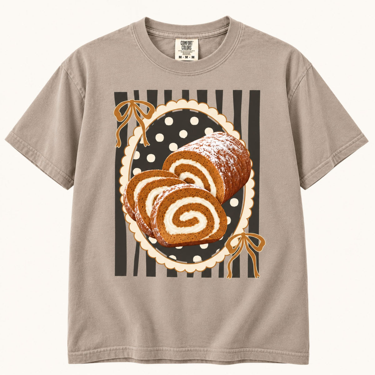 Pumpkin Roll Thanksgiving Graphic Tee