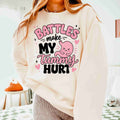 Battles Make My Tummy Hurt Sweatshirt