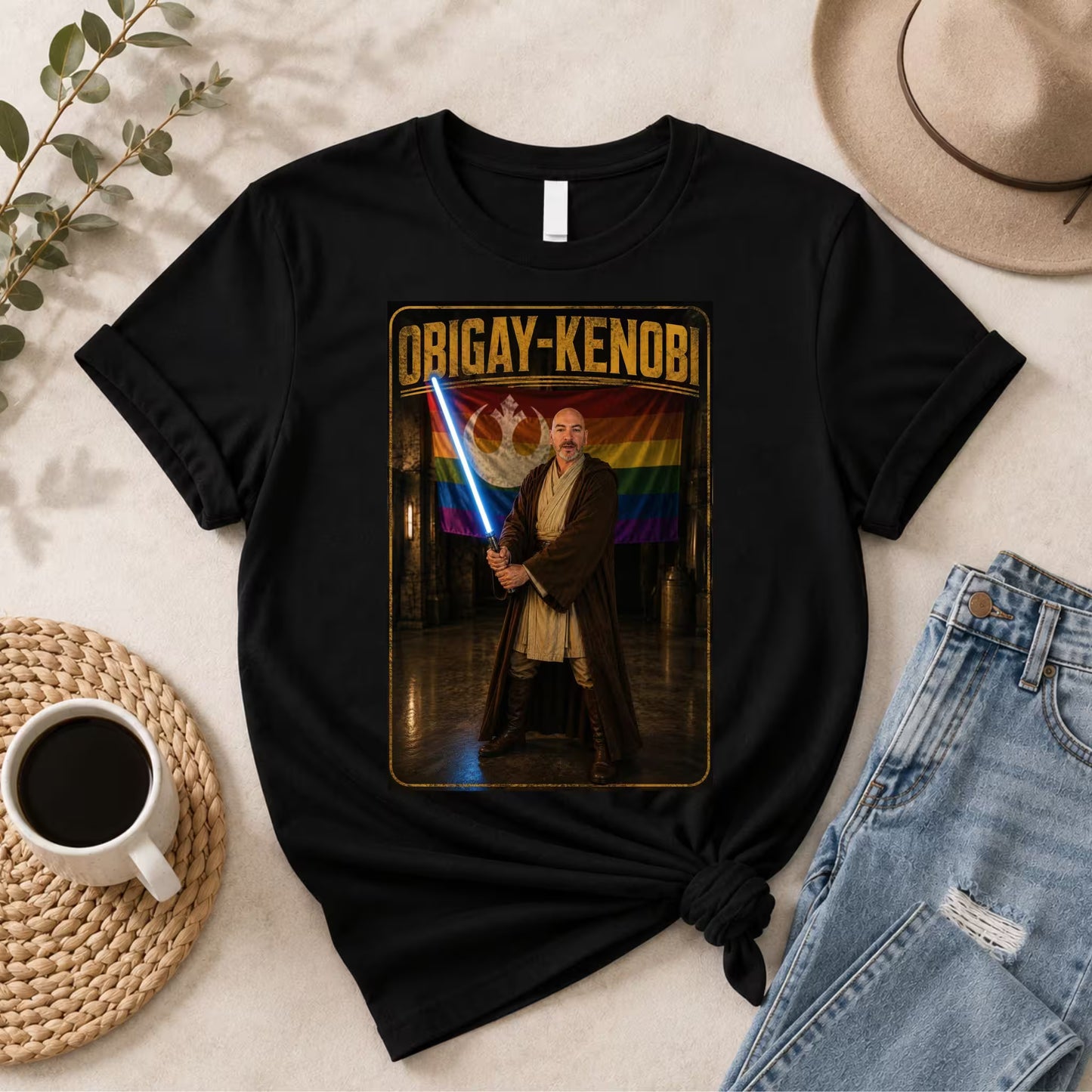 Obigay-Kenobi Jedi T-Shirt
