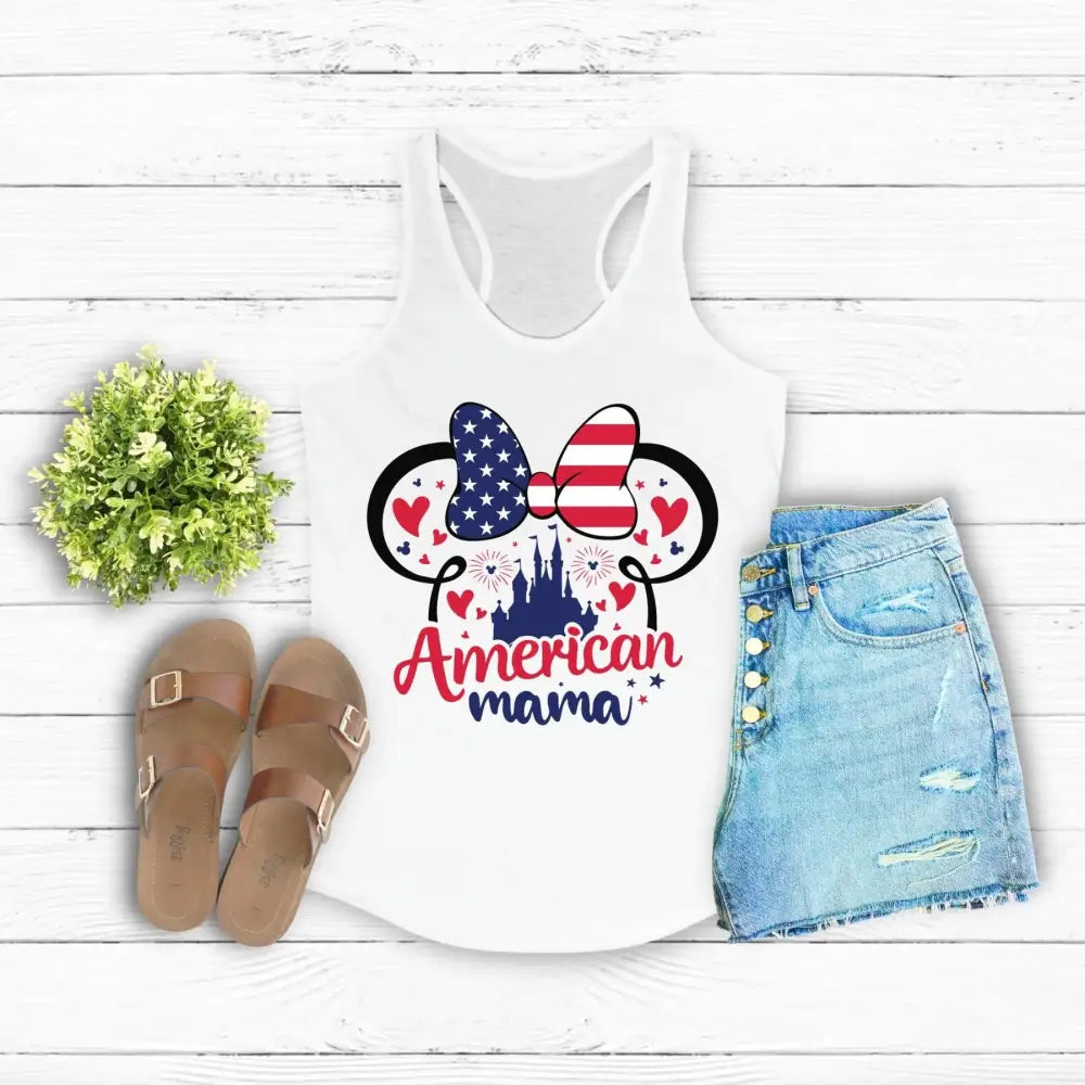 American Mama Tank Top - Becca's Banging Designs