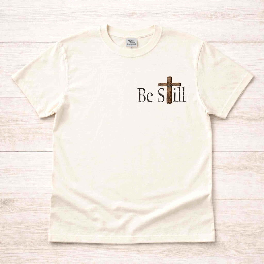 Be Still and Know Deer Christian T Shirt Becca's Banging Designs