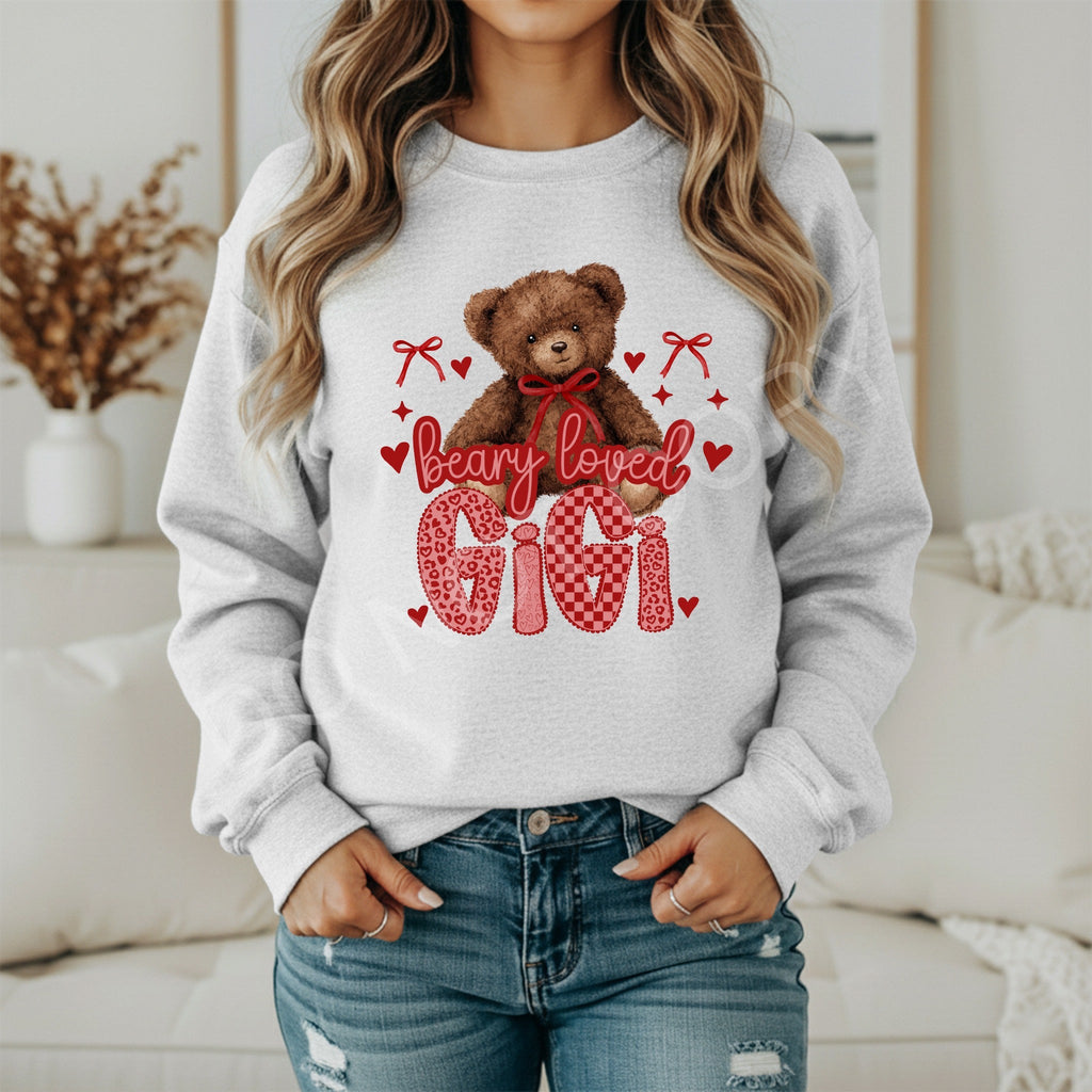 Berry Loved Sweatshirt - Becca's Banging Designs