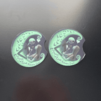 Car Cup Holder Coasters Floral Sunflower Football Design Becca's Banging Designs