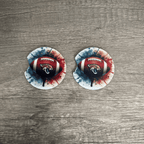 Car Cup Holder Coasters Floral Sunflower Football Design Becca's Banging Designs