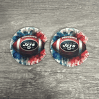 Car Cup Holder Coasters Floral Sunflower Football Design Becca's Banging Designs