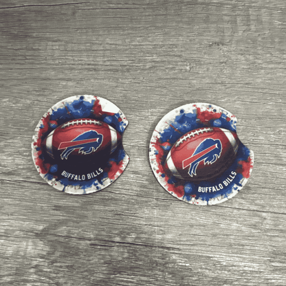 Car Cup Holder Coasters Floral Sunflower Football Design
