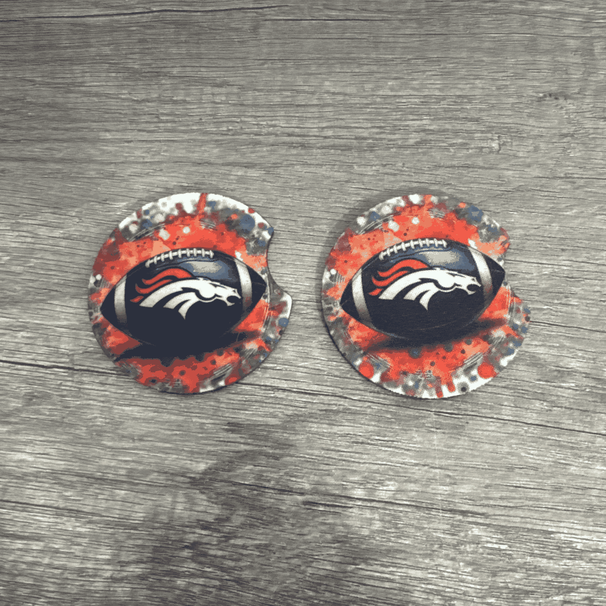 Car Cup Holder Coasters Floral Sunflower Football Design