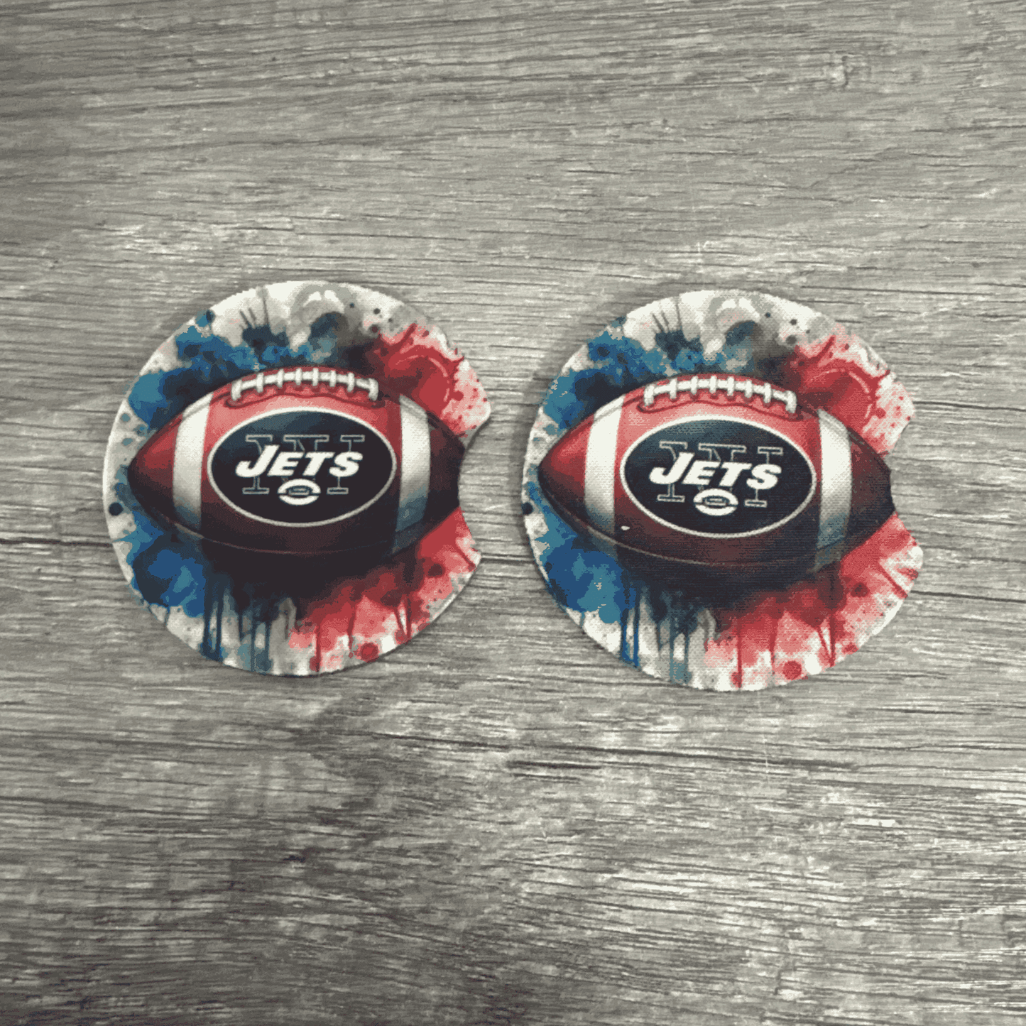 Car Cup Holder Coasters Floral Sunflower Football Design