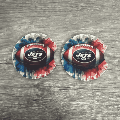 Car Cup Holder Coasters Floral Sunflower Football Design