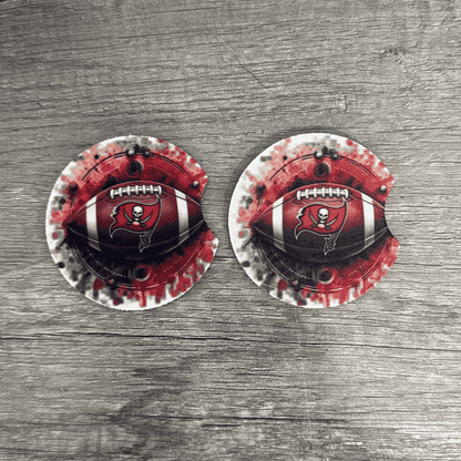 Car Cup Holder Coasters Floral Sunflower Football Design