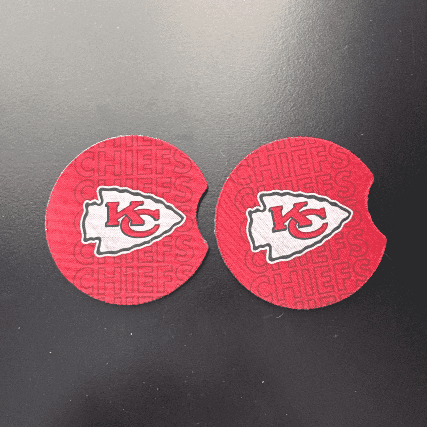 Car Cup Holder Coasters Floral Sunflower Football Design