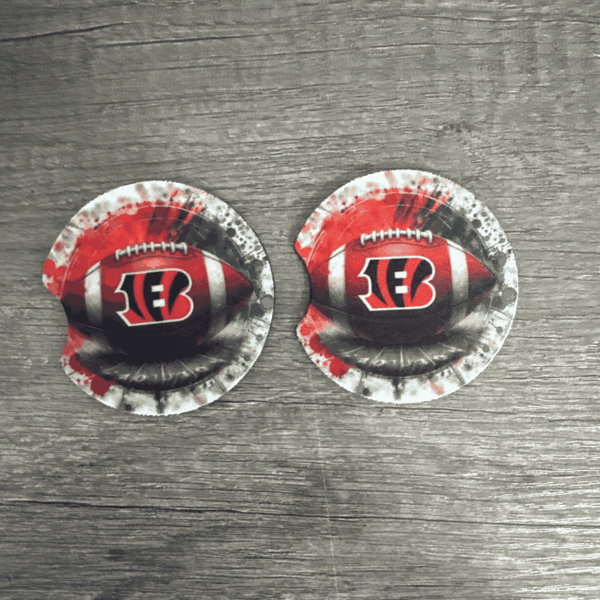 Car Cup Holder Coasters Floral Sunflower Football Design