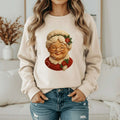 Cozy Mrs. Claus Sweatshirt – Vintage Christmas Crewneck 🎄❤️ - Becca's Banging Designs
