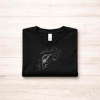 Crowned in Grace Halftone Jesus Portrait Tee Becca's Banging Designs