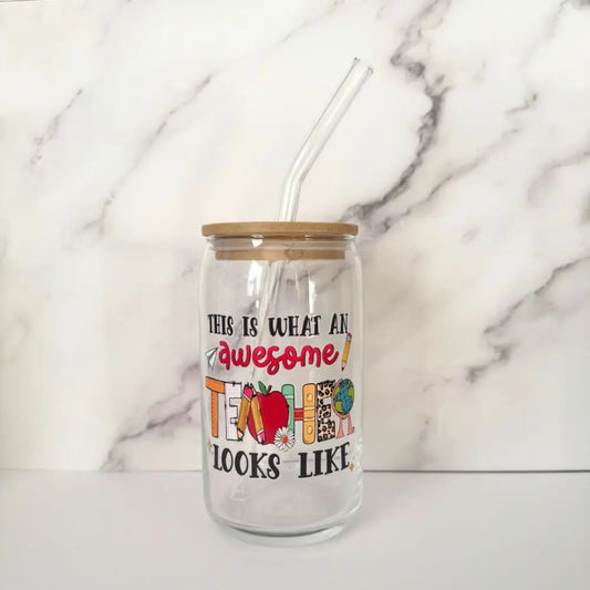 Custom 12oz Glass Cups