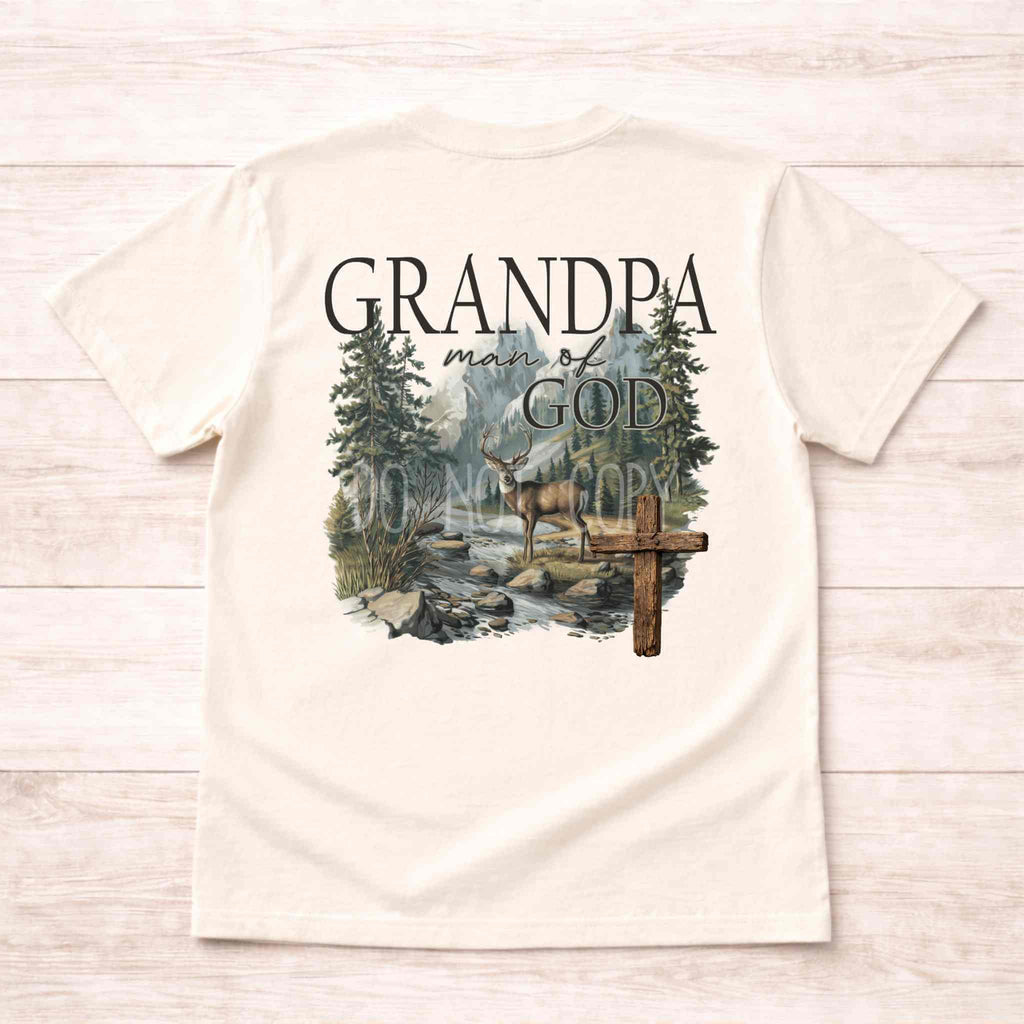 Custom Man of God Deer Christian T Shirt Becca's Banging Designs