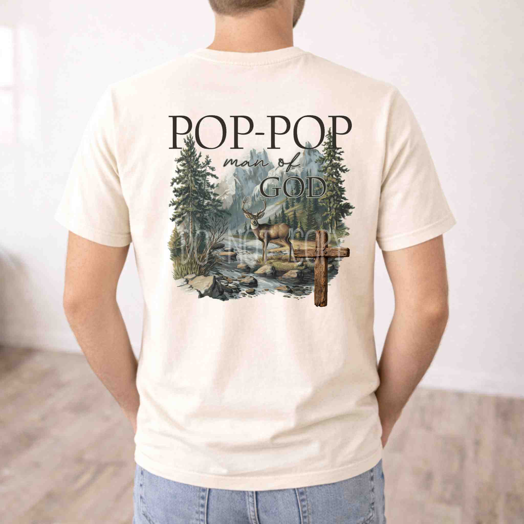 Custom Man of God Deer Christian T Shirt Becca's Banging Designs