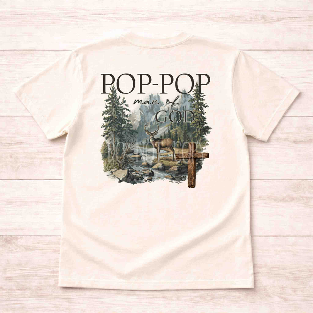 Custom Man of God Deer Christian T Shirt Becca's Banging Designs