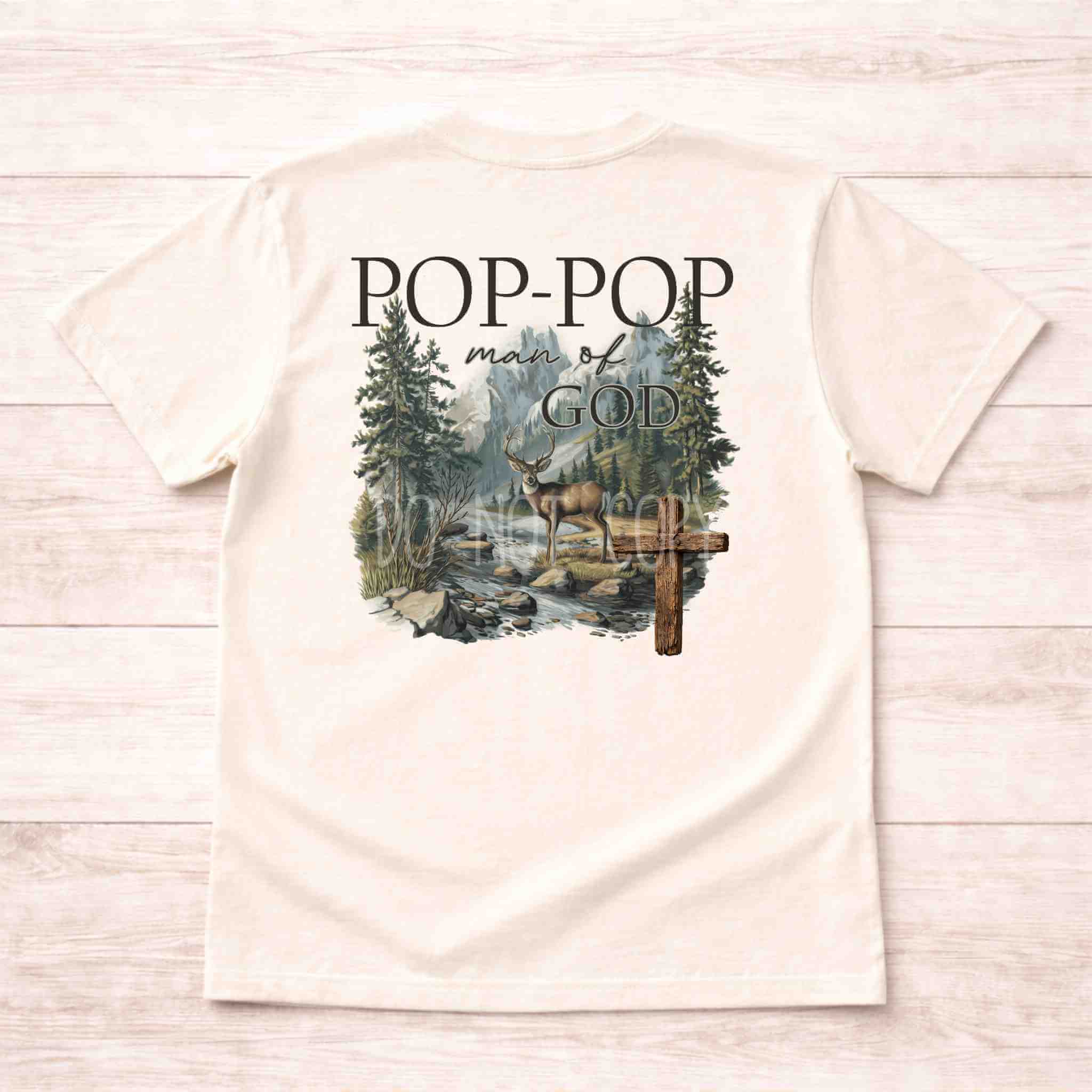 Custom Man of God Deer Christian T Shirt Becca's Banging Designs