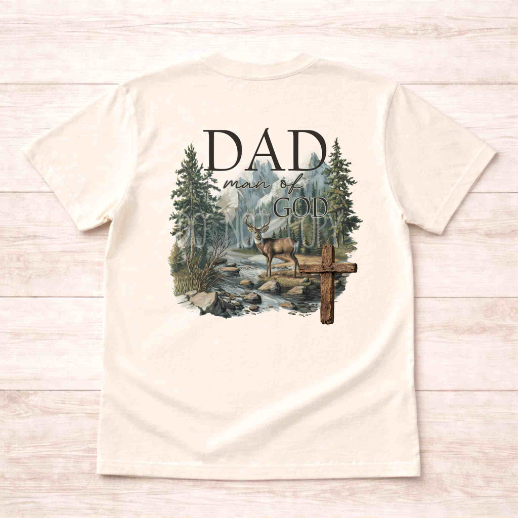 Custom Man of God Deer Christian T Shirt Becca's Banging Designs