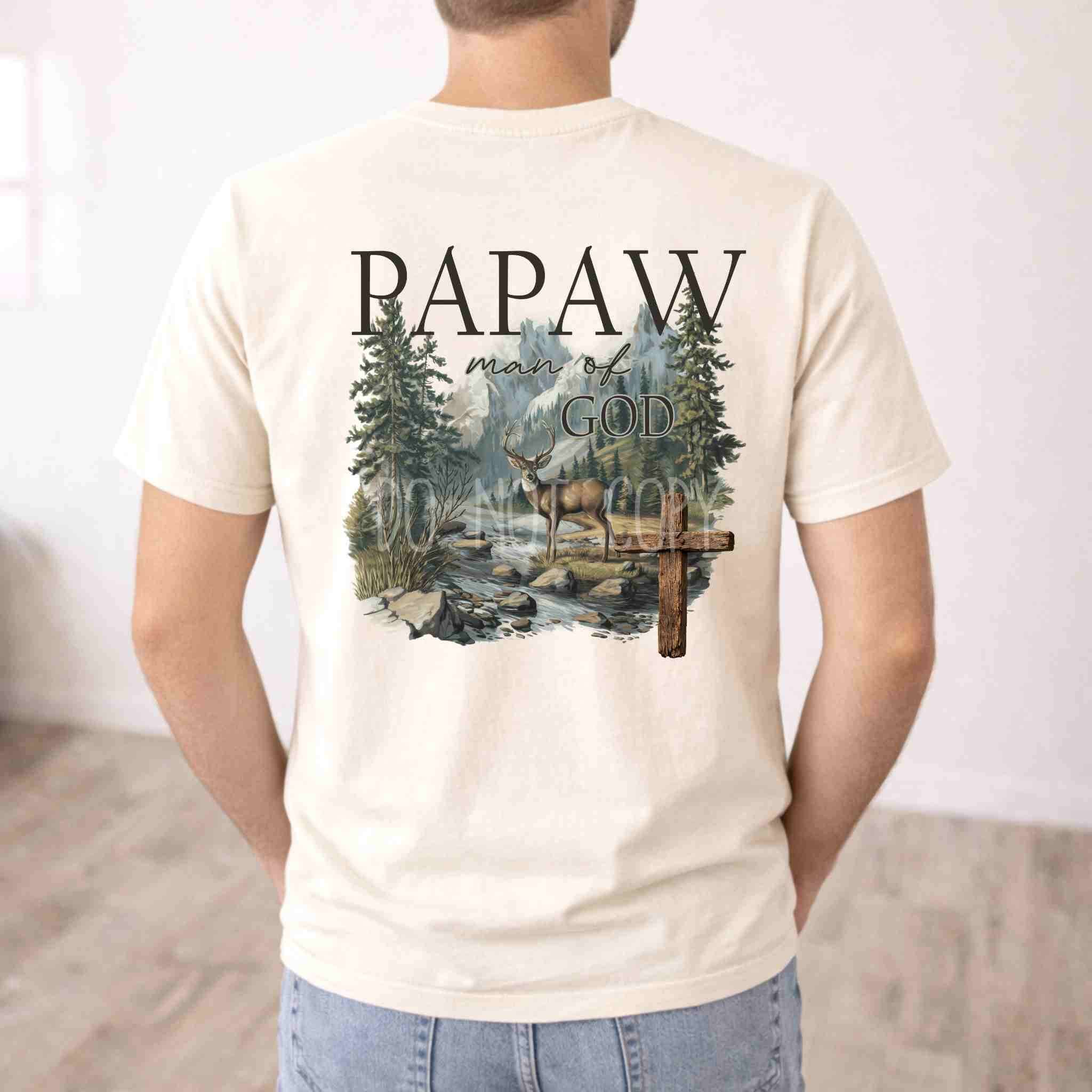 Custom Man of God Deer Christian T Shirt Becca's Banging Designs