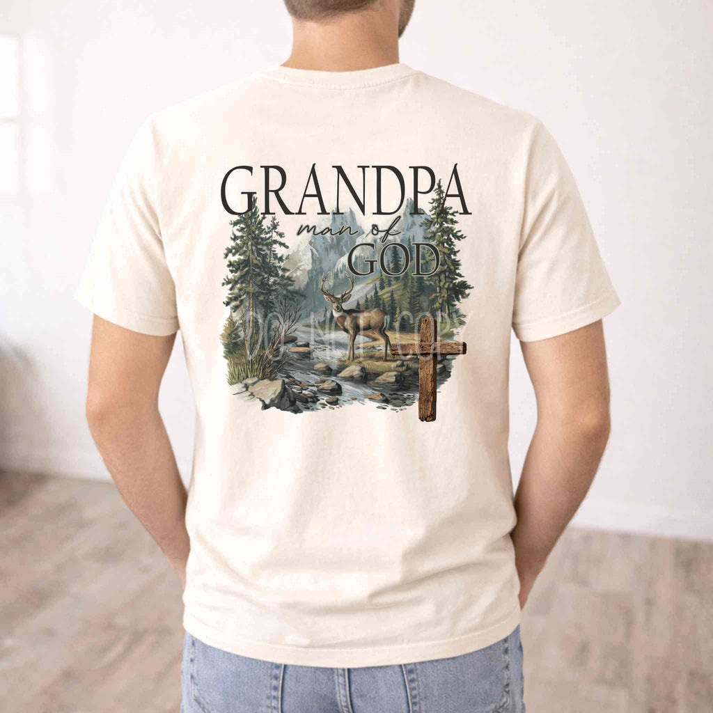 Custom Man of God Deer Christian T Shirt Becca's Banging Designs