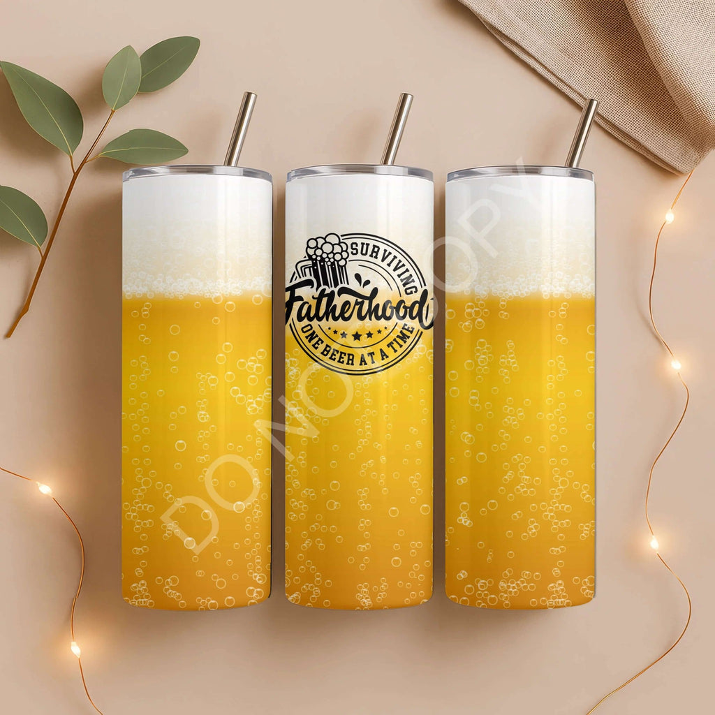 Dad Life Beer Tumbler | Celebrate Fatherhood with Every Sip - Becca's Banging Designs
